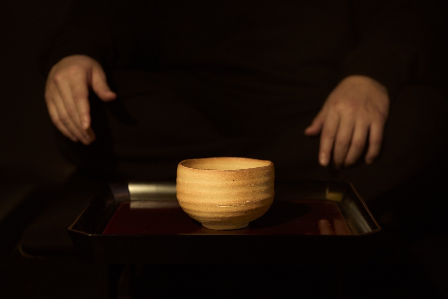 Sake served in an o-wan bowl